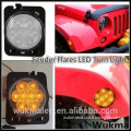 Pair 2007-2014 J eep Wrangler side light, Jk Front Fender Side Marker Lights, Fender Flares LED Turn Light for J eep